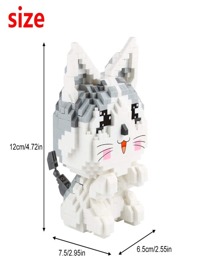 Larcele Cat Micro Building Blocks Pet Mini Building Toy Bricks, 868Pieces KLJM-02 (Model 2284) - Image 2